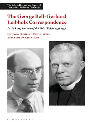 cover image of The George Bell-Gerhard Leibholz Correspondence